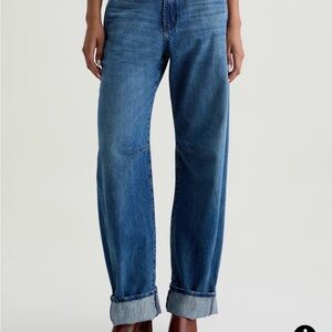 AG Mercer Jean
Cuffed High-Rise Barrel